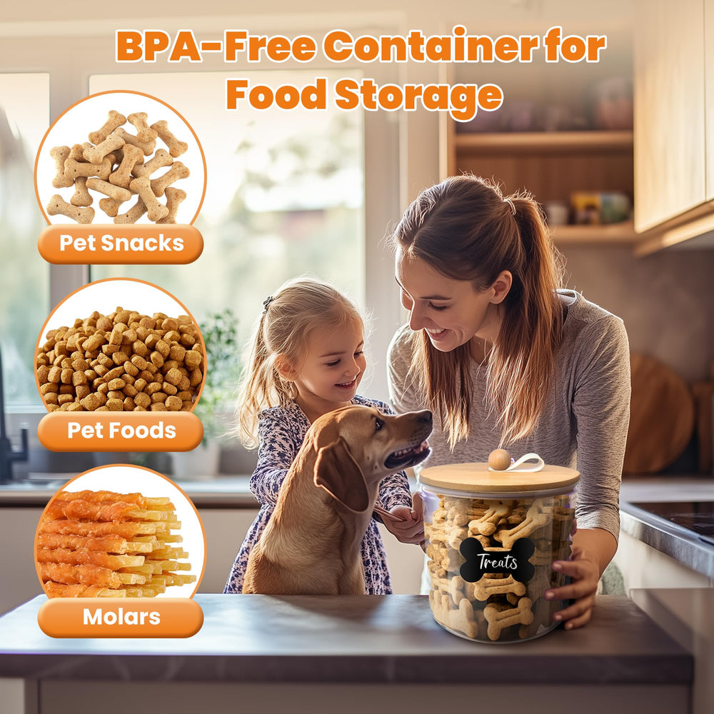HOYTAMDAR etiquetas incluidas para distinguir alimentos de mascotas.