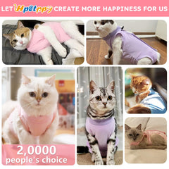 Hpetppy Cat Recovery Suit como alternativa al cono para permitir movilidad