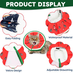 Cono impermeable Hpetppy para gatos, limpieza rápida