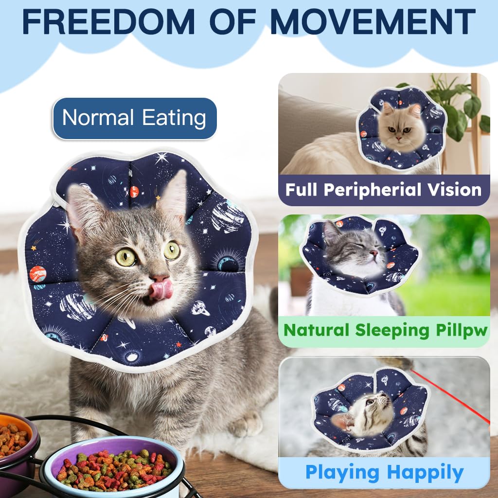 Cierre doble con velcro y hebilla para evitar escapes del gato.