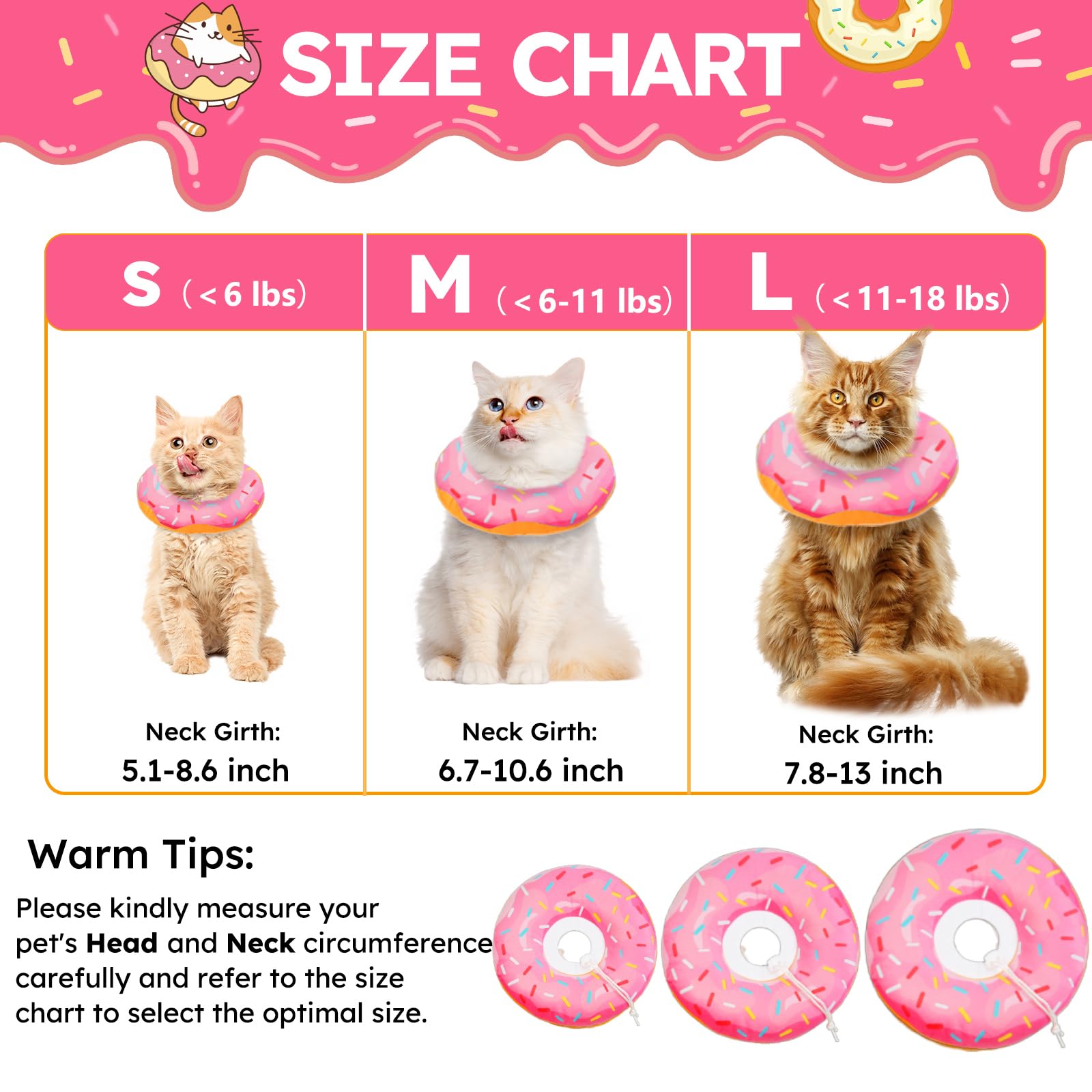 Hpetppy collar-gato ajuste-elastico, ajuste seguro para uso diario.