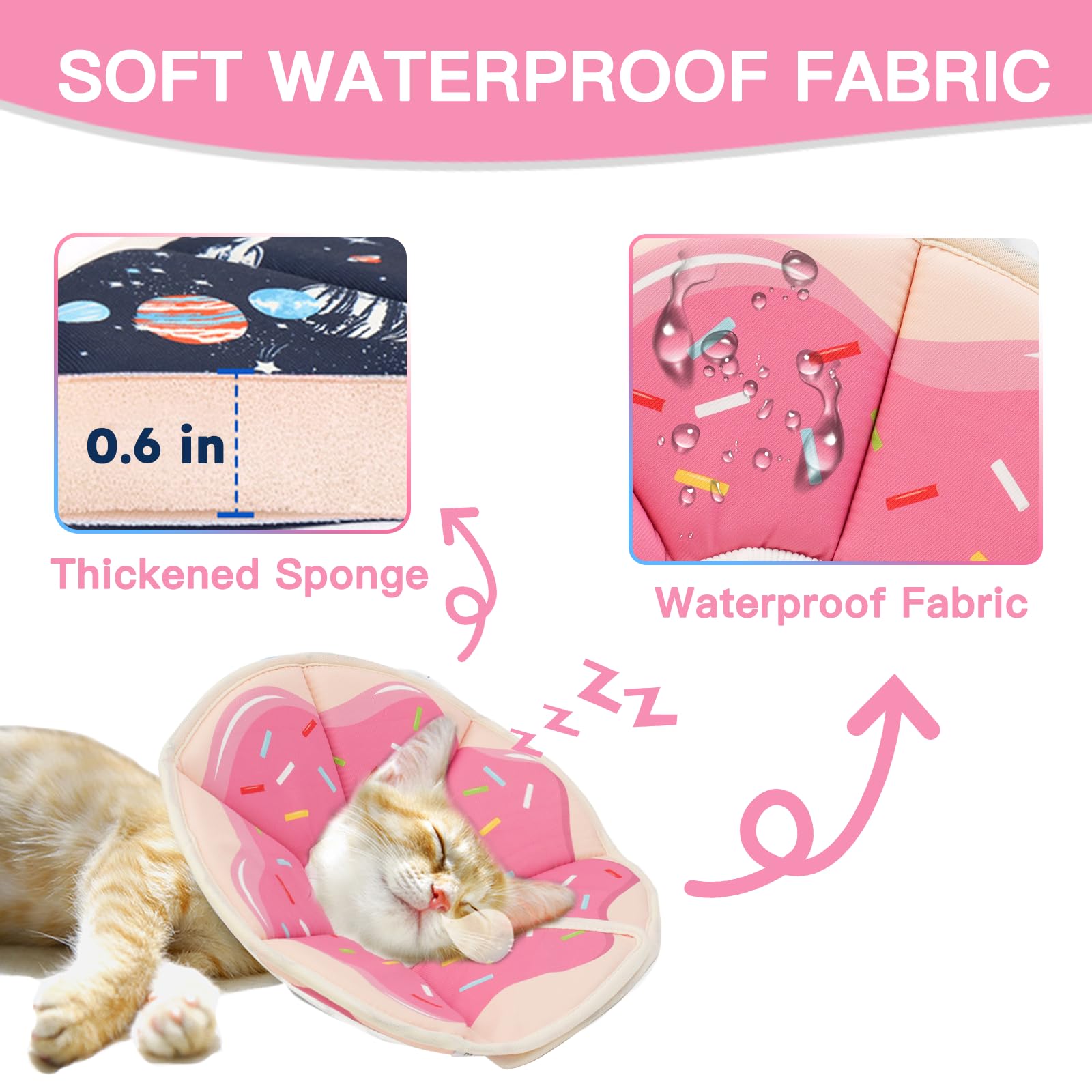 Diseño divertido donut de Hpetppy facilita uso diario.