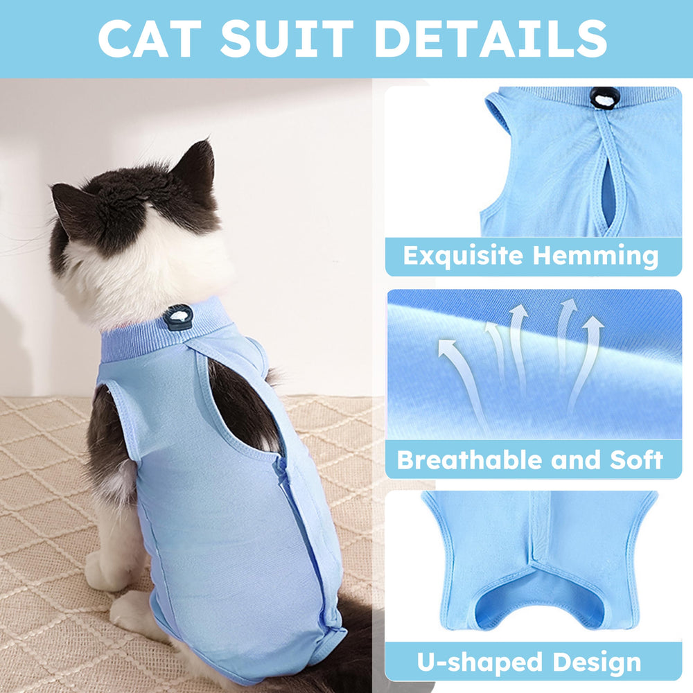 Hpetppy mono de recuperación para gatos, lavado a máquina resistente