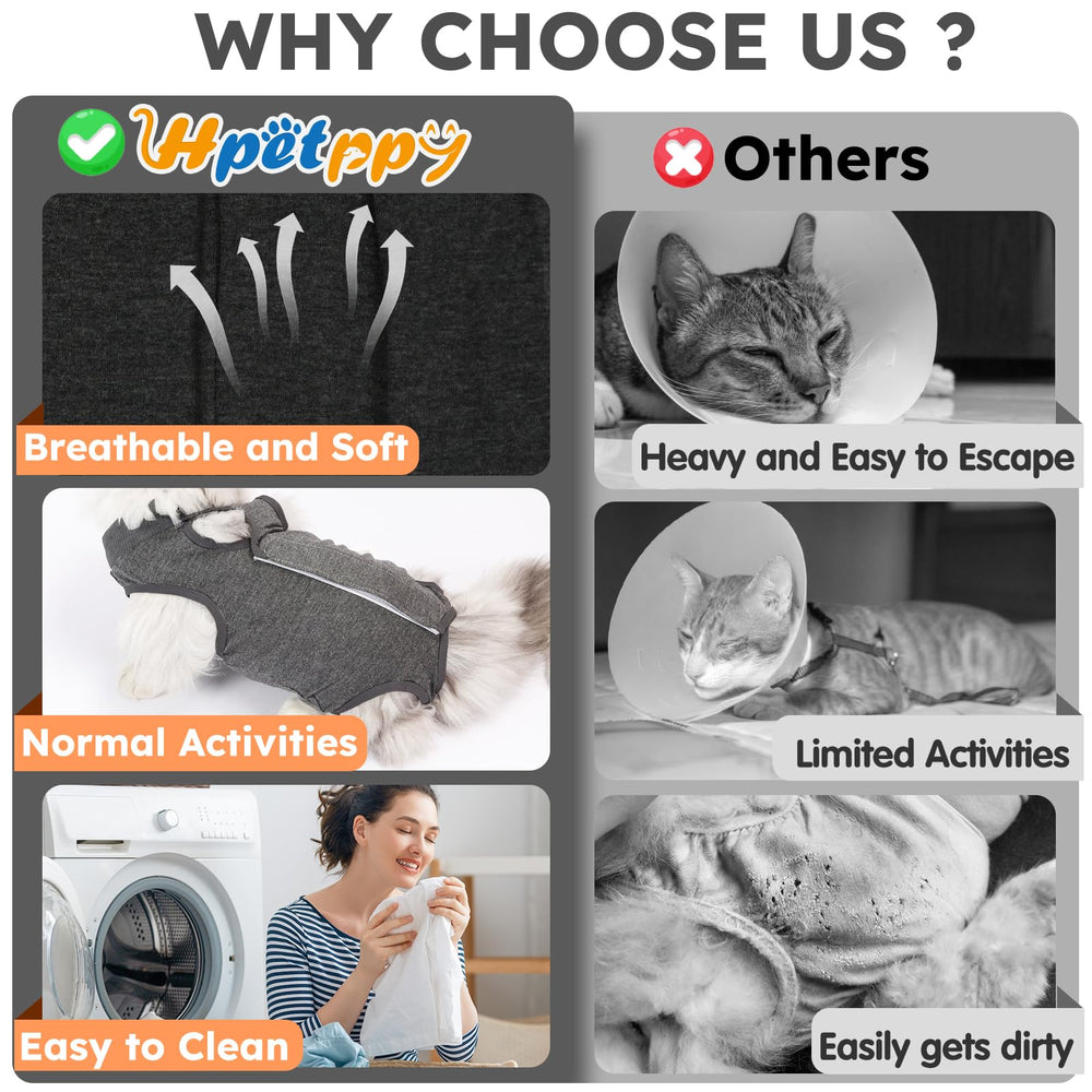 Hpetppy tejido transpirable y elástico, comodidad y movilidad durante el uso.