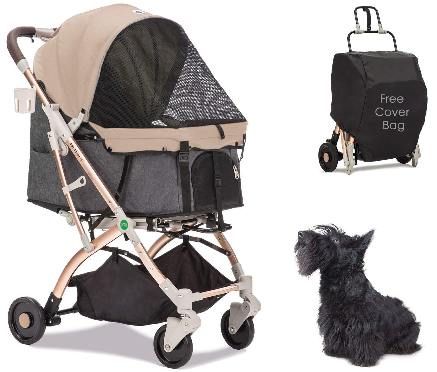 HPZ Pet Rover Lite, diseño ligero para viajar con mascotas de forma cómoda.