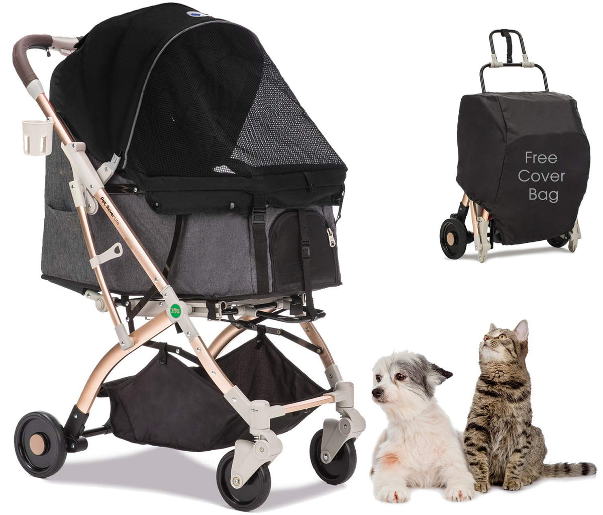 HPZ Pet Rover Lite plegado compacto para guardar en coche