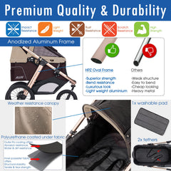 HPZ Pet Rover Run con borde frontal plegable para entrada facil.