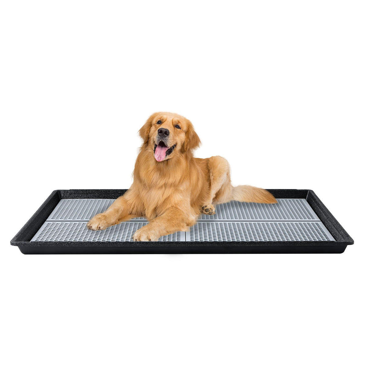 HQ4US 4LEGS bandeja sanitaria extra grande para perros grandes, tamaño 45x34 pulgadas, uso interior.