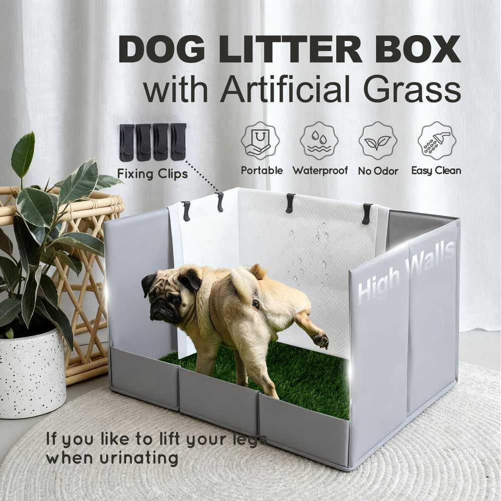 HQ4US 4LEGS cesped artificial ultra absorbente, controla olores y uso diario