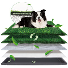 HQ4US 4LEGS pasto artificial para uso interior, textura suave para las patas.