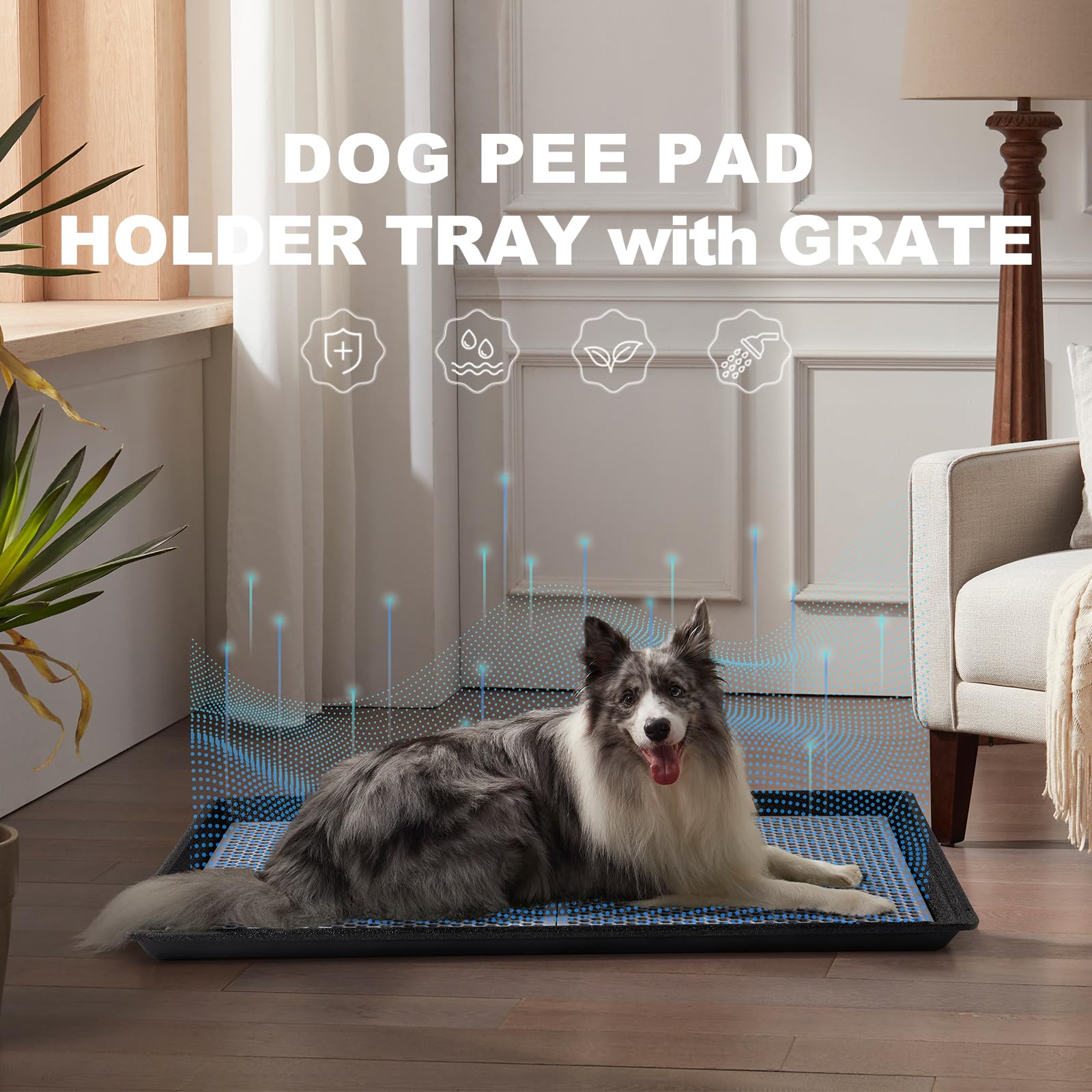 HQ4US 4LEGS rejilla de drenaje, facilita la limpieza y la reducción de olores.