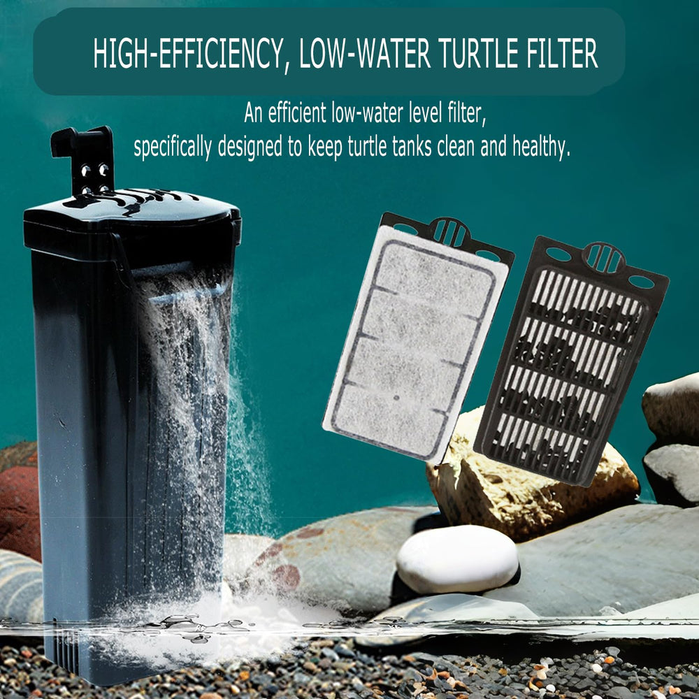 HSIFMATE tanque tortuga multiusos, apto para tortugas, cangrejos y peces pequeños.