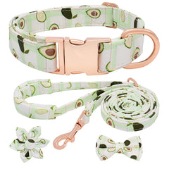 HSIGIO collar floral con lazo, ajuste cómodo para paseos diarios