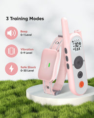 Htcuto: collar recargable con batería de larga duración para entrenamiento.