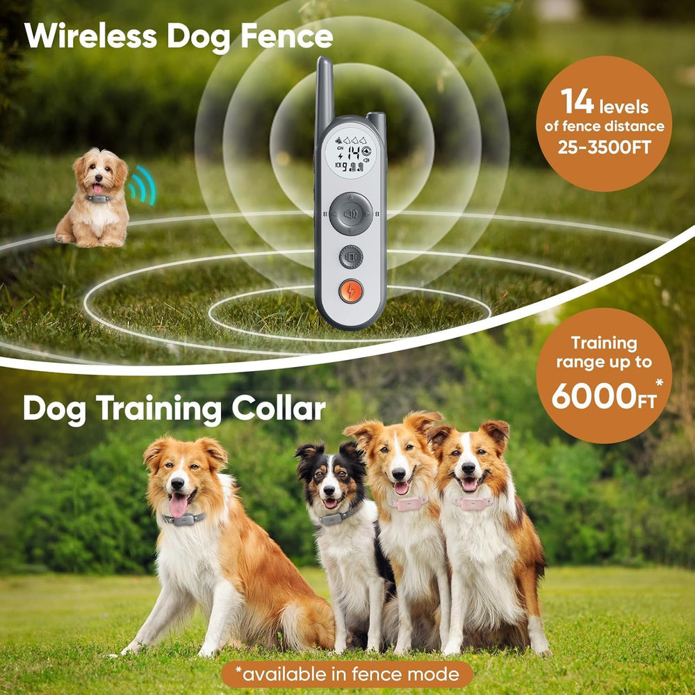 Htcuto collar-entrenamiento humano modos Beep Vibración y estático suave