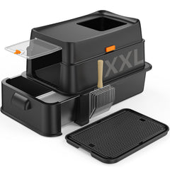 HTII-E caja arenera XXL con cajón para limpieza fácil