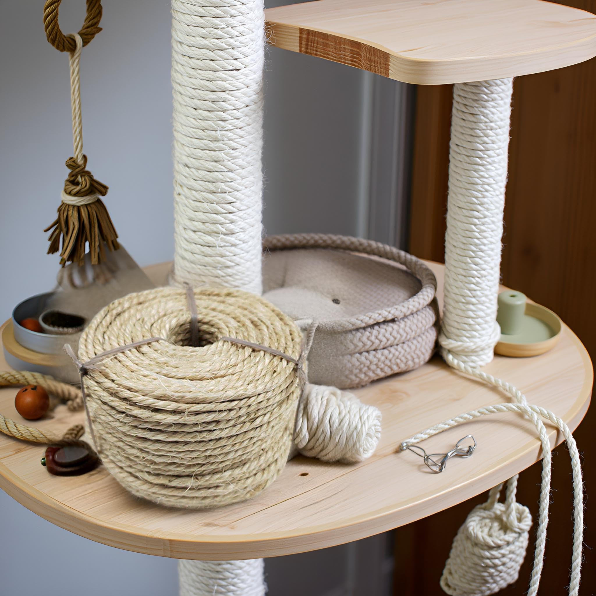 HTJZWG cuerda sisal ideal para proyectos DIY y reparaciones.