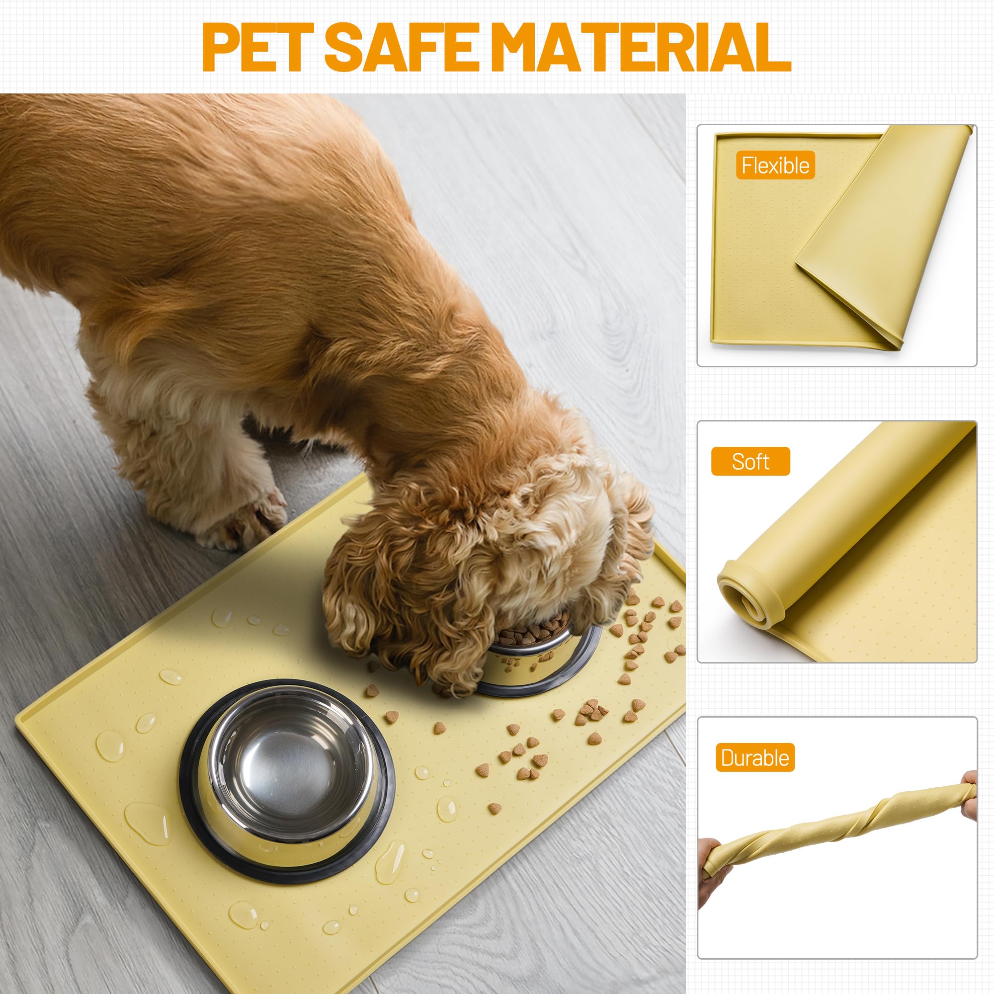 Hubulk alfombrilla lavable y plegable, perfecta para viajes con mascotas.