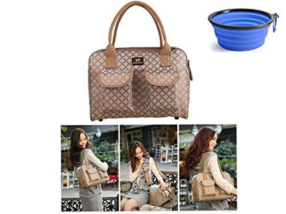 Hubulk bolsa portadora para perros, vista exterior con malla para mejor ventilación.