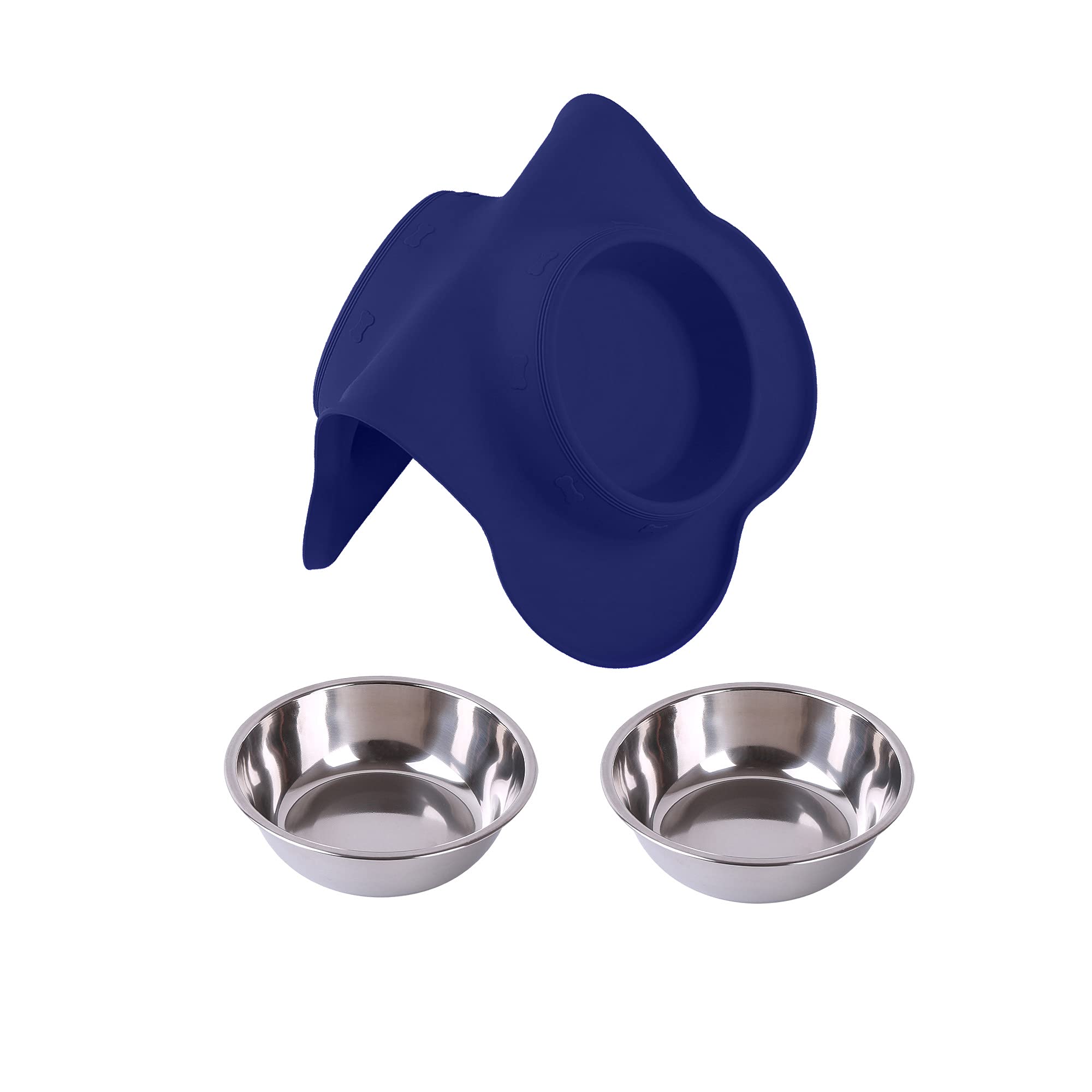 Diseño azul marino de Hubulk para comedores elegantes.