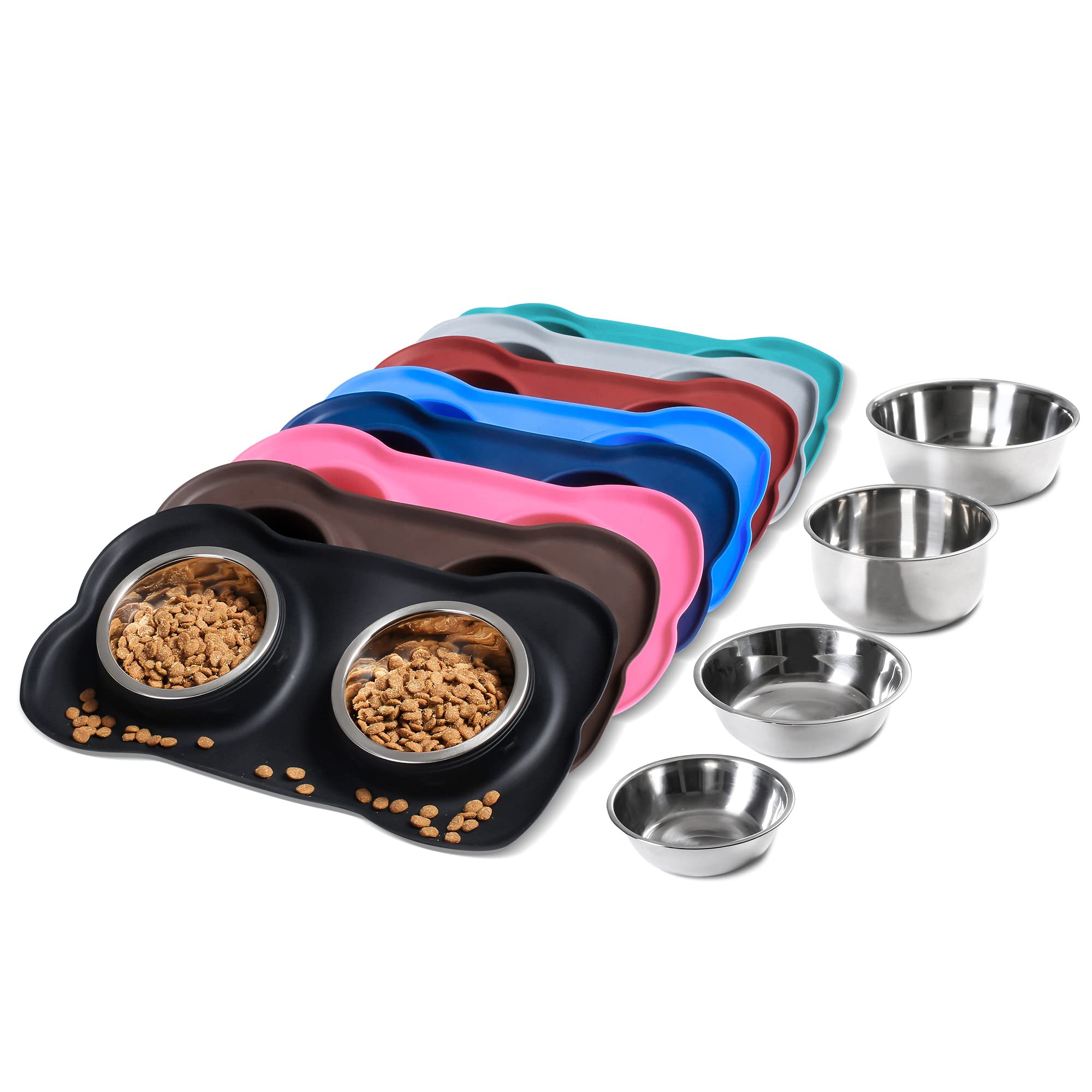 Juego completo Hubulk para alimentación diaria de mascotas en casa o fuera.