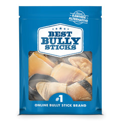 Best Bully Sticks: Huesos de vaca para perros, enfoque dental, ayuda a limpiar molares.