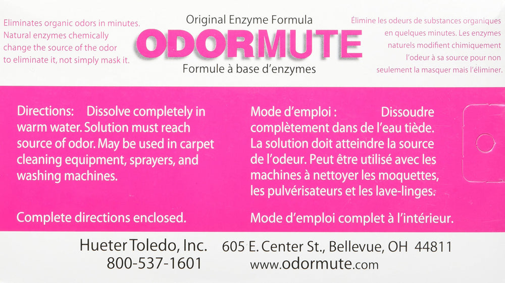 Hueter Toledo Odormute, uso con máquina de limpieza, tratamiento eficaz para olores.
