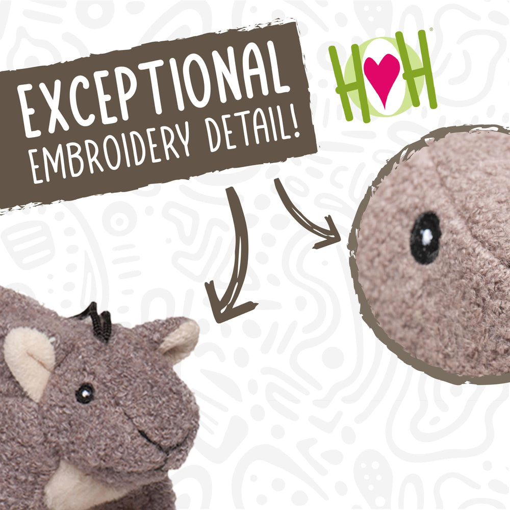 HuggleHounds Ardilla Feller, detalle de textura suave para un contacto cómodo
