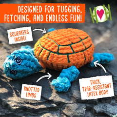 HuggleHounds Huggle-Fusion: foco cuerpo-latex, para juego resistente.