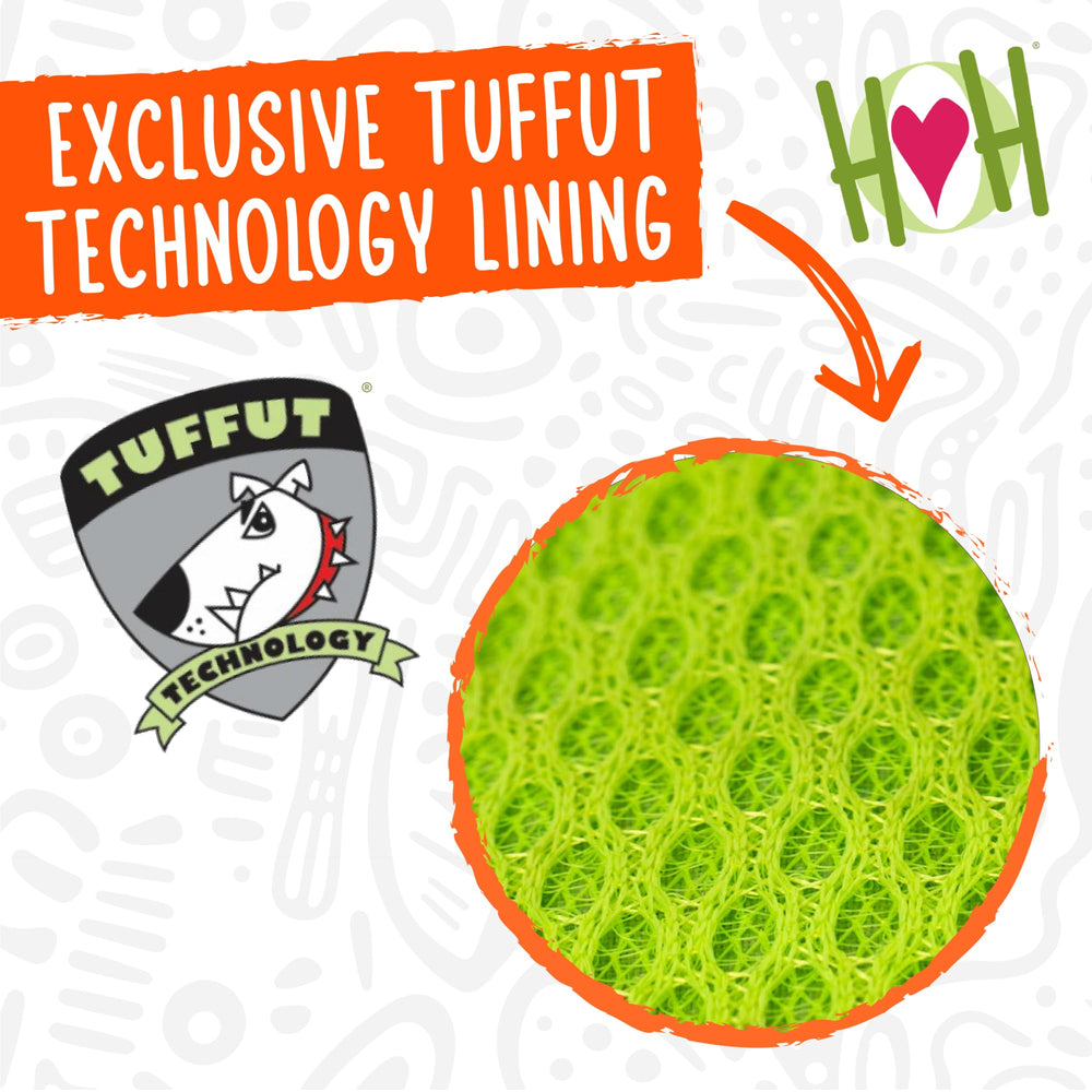 HuggleHounds Huggle-Fusion: foco squeaker-interactivo, mantiene al perro atento.