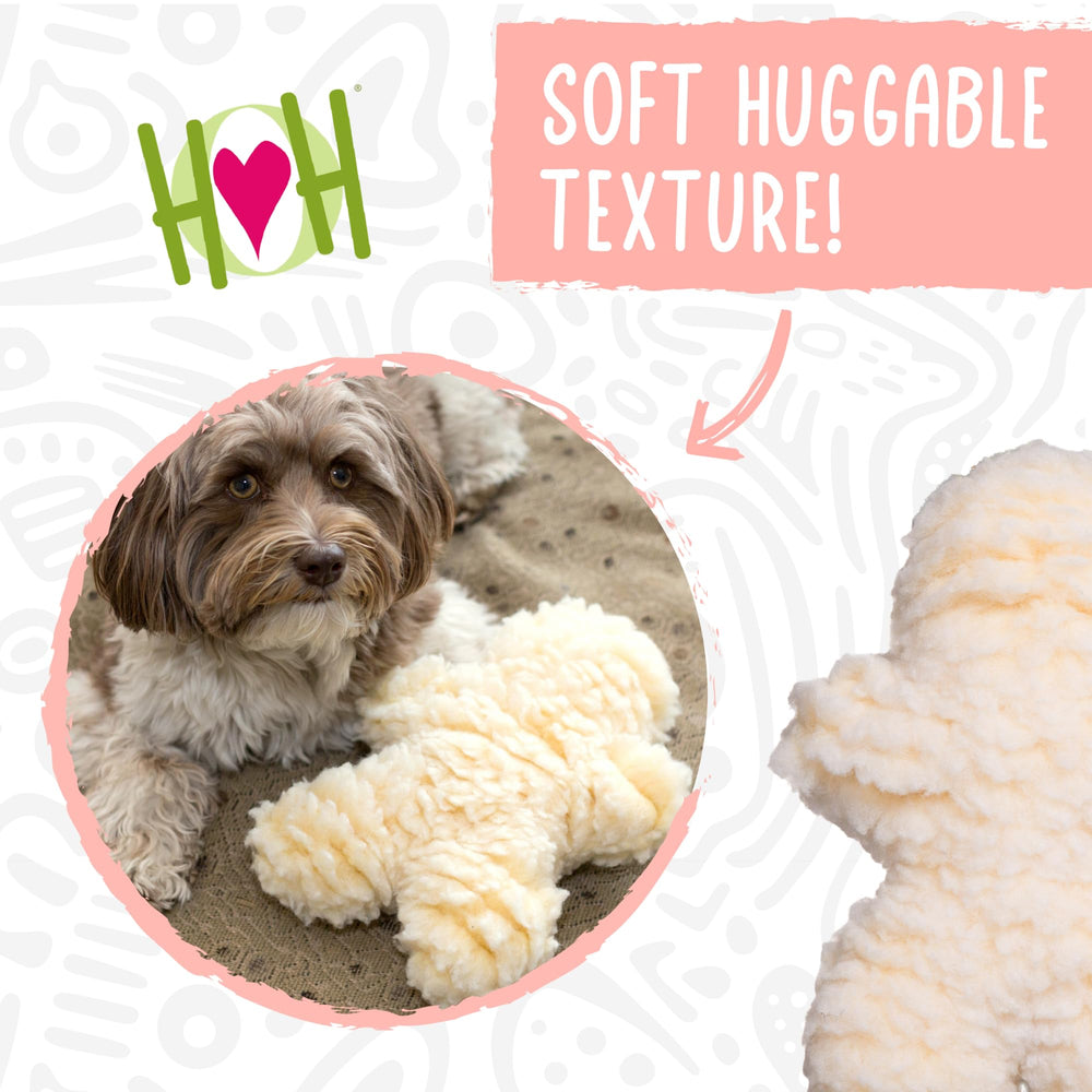 Juguete interactivo HuggleFleece para sesiones de juego y búsqueda