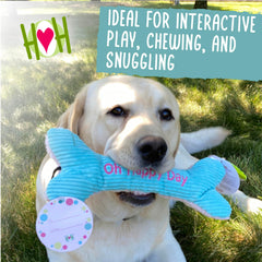 HuggleHounds Juguete con chirrido para estimular interacción