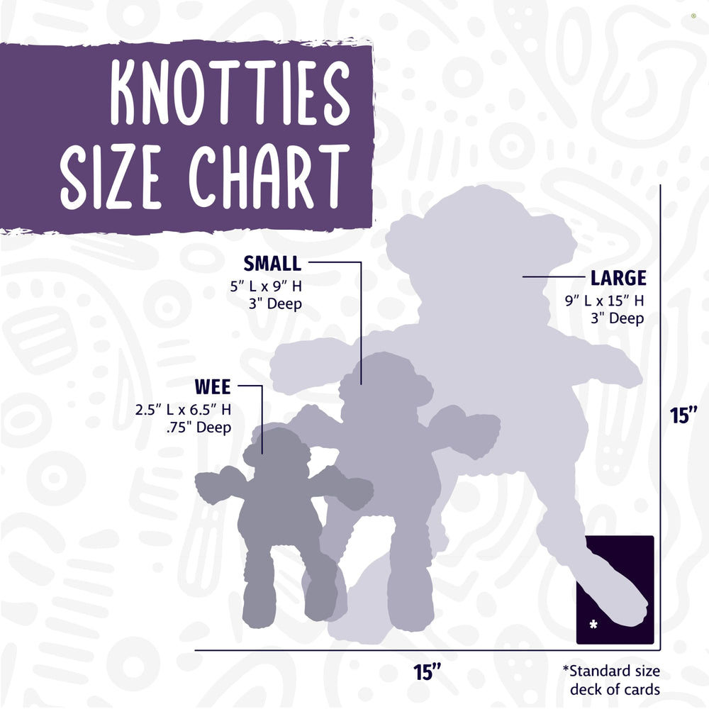 Angus Cow Knottie de HuggleHounds, para juegos interactivos con su dueño.