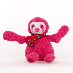 HuggleHounds Knottie Perezoso Grande visto de frente, perfecto para juegos interactivos.