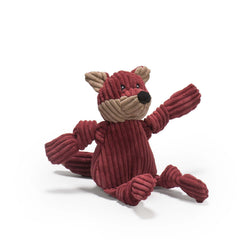 HuggleHounds Knottie Sly Fox frEnt: juguete blando para juego diario y estimulación.
