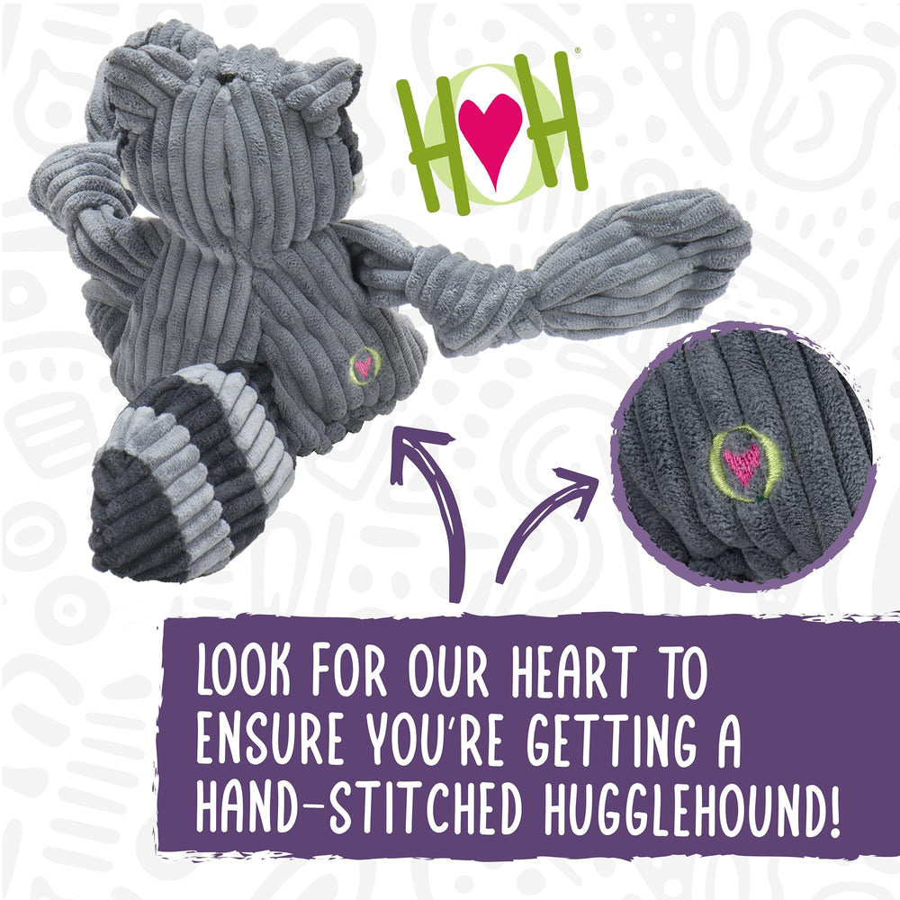 HuggleHounds Knottie Zorro: cinco sonajeros internos para entretenimiento