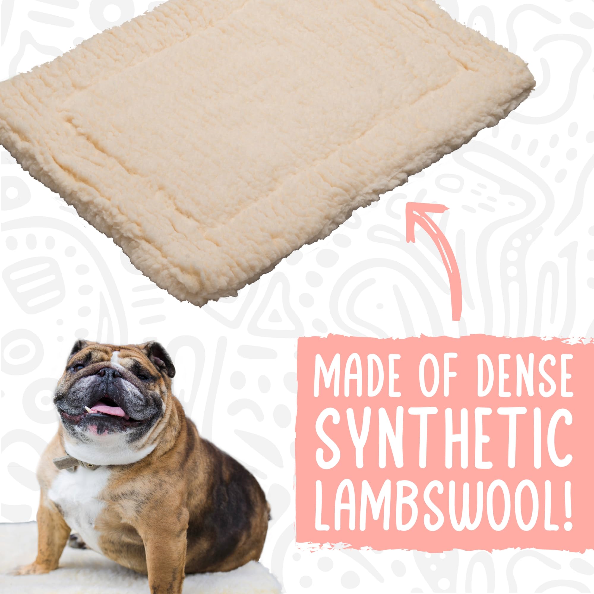 HuggleHounds: lavado a máquina y secado rápido para mantener la cama fresca.