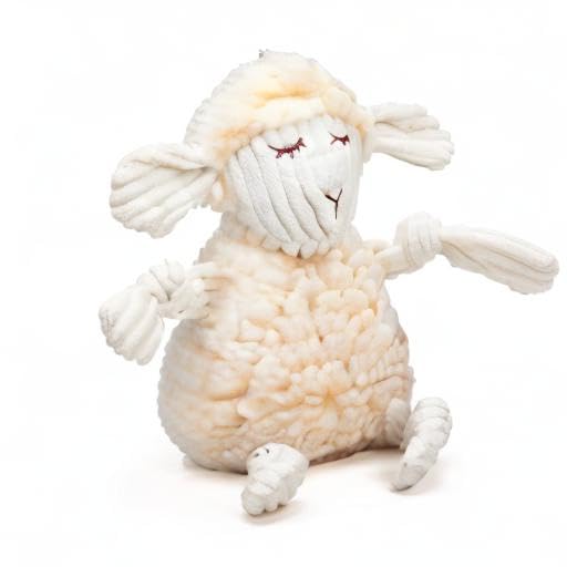 Juguete HuggleHounds Louise Lamb con sonido suave para juego interactivo.