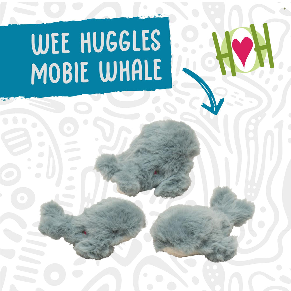 Pack de 3 peluches Mobie Whales para variedad de juegos