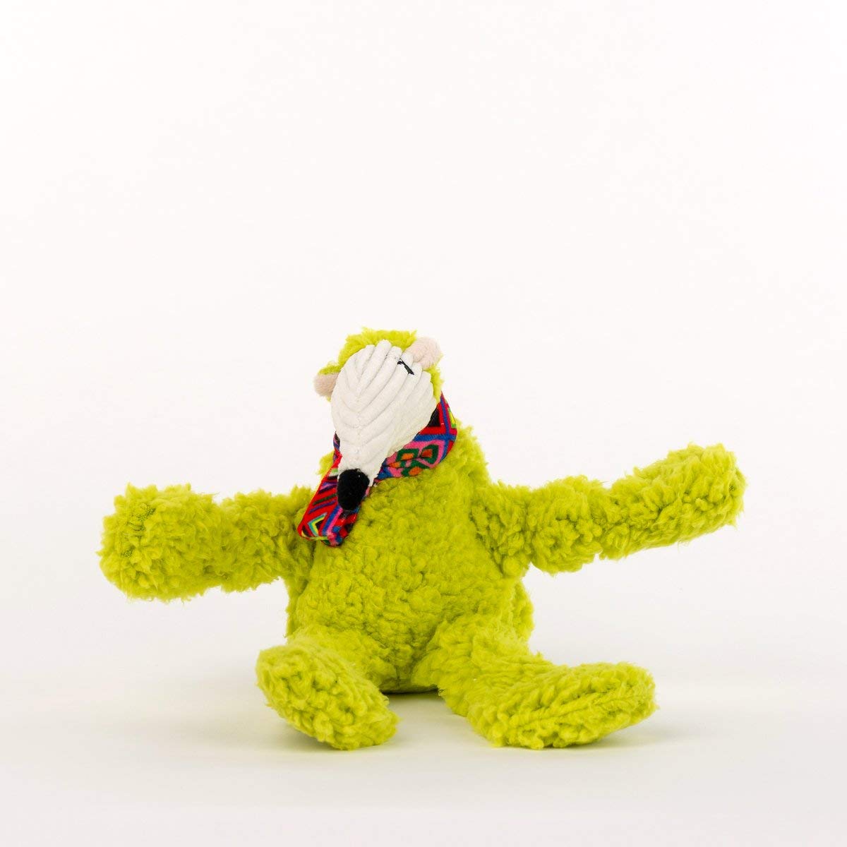HuggleHounds Nibblet Anteater Knottie, peluche suave con chirriador para juego interactivo