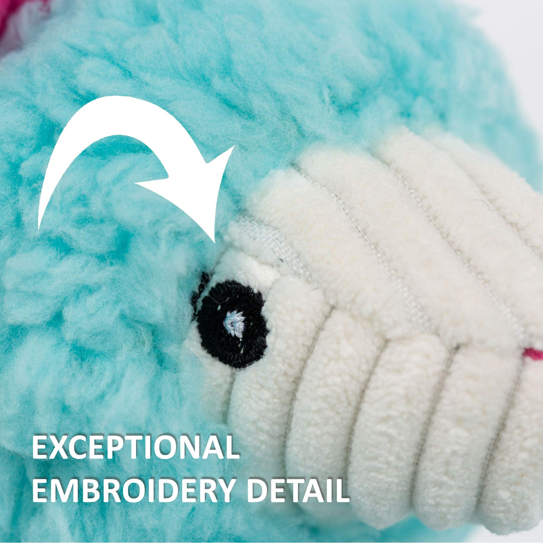 HuggleHounds Nibblet Anteater Knottie, tamaño pequeño ideal para cachorros