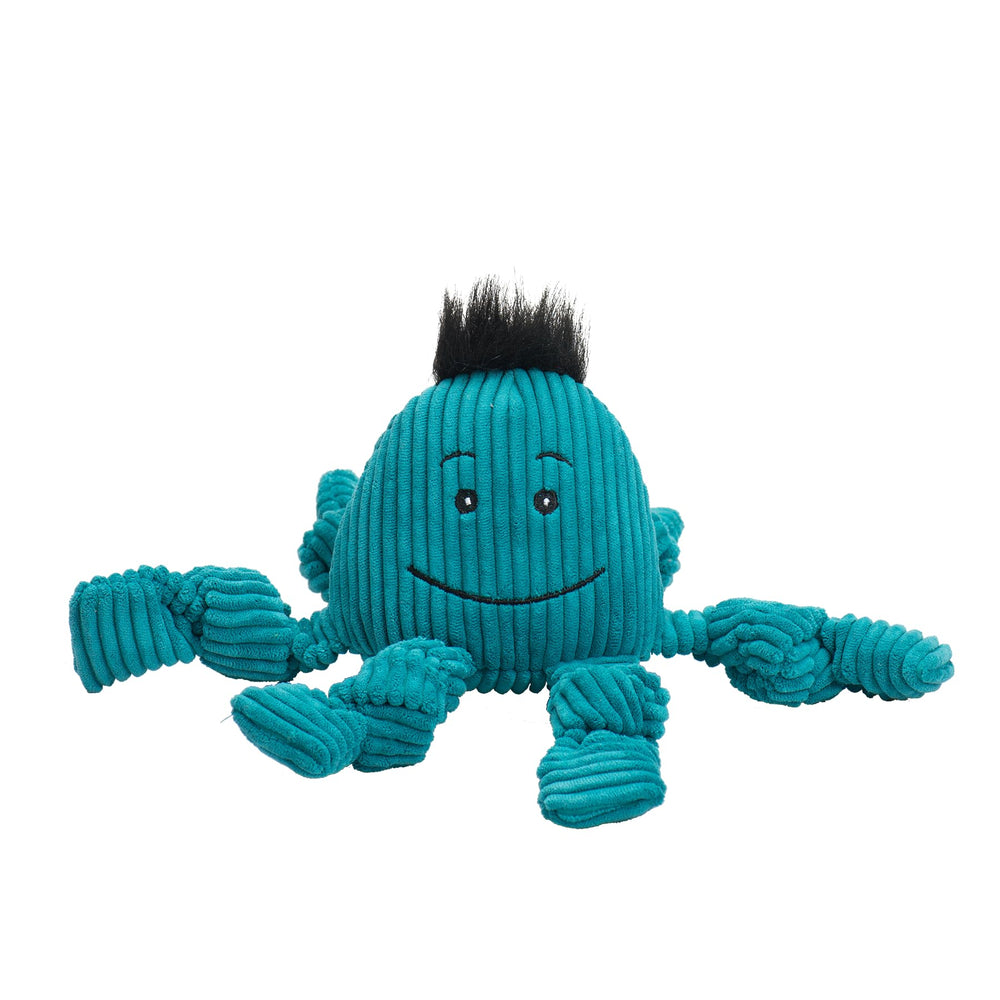 Octavie Knottie de HuggleHounds, vista frontal del peluche suave para juego diario