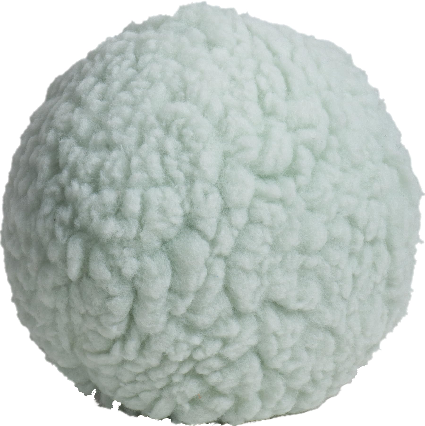 Pelota plush turquesa de HuggleHounds de 8 pulgadas, ideal para juego de búsqueda.