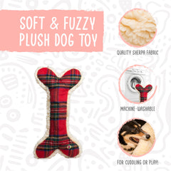 HuggleHounds textura fleece suave, cerca de la superficie, confort diario para mordidas.