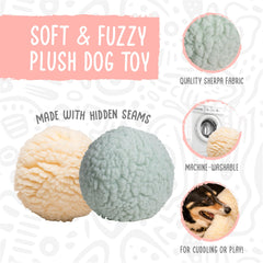 Textura HuggleFleece suave de HuggleHounds para morder cómodo