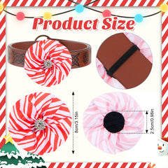 Lazo para collar Huhumy con motivos navideños y muñeco de nieve