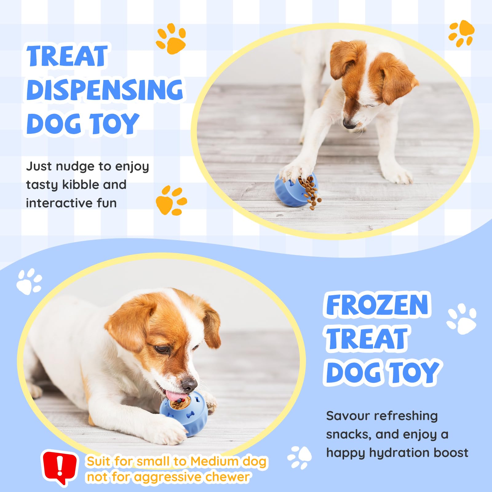 Huimpet Bola Lento para Perros permite acceder al alimento rodando, estimulando movimiento.