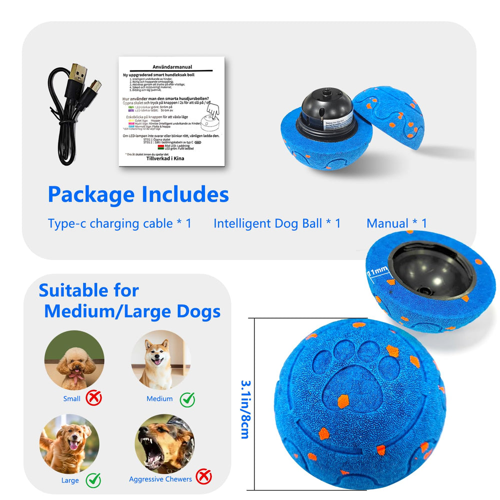 Huimpet bola interactiva protege dientes con material E-TPU