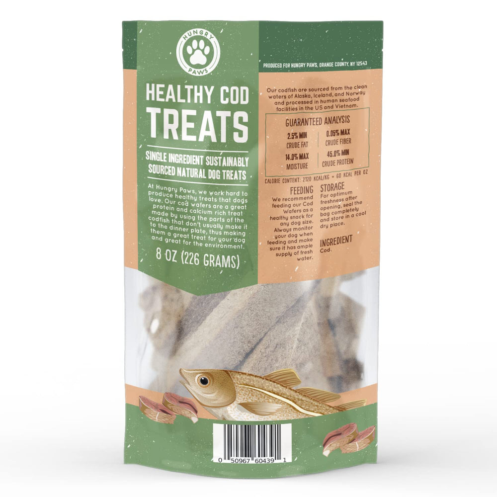 Sabor natural de bacalao que motiva a perros exigentes.