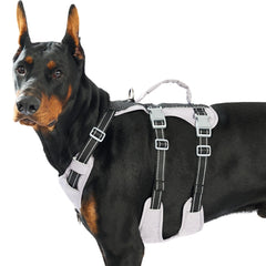 Huntboo arnés para perros con asa acolchada y reflectante para control seguro